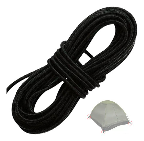 Elastico Roliço P/ Varetas Barraca  Camping  Acampar 6mts