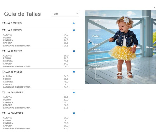 Chamarra Mayoral Bebé Niña Modelo 1484 #6 Meses Rm M1 L (Usado)