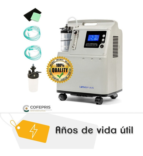 Imagen 4 de 8 de Concentrador De Oxígeno 5 L Compacto Grado Hospitalario Ms