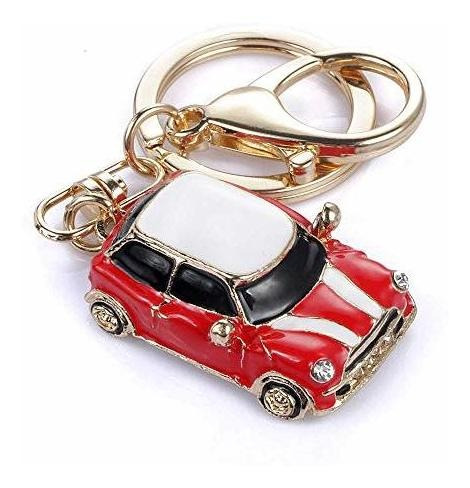 Mini Estilo Coche Llavero Llavero Regalo Rhinestone Gvkhe