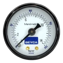 Comprar Manómetro 14 K\u002Fcm² 40mm Rosca 1\u002F8 Posterior Beyca Mm40-35 14