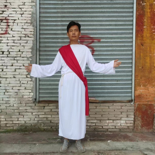 Disfraz De Jesús Para Hombre Y Adulto, Disfraz De Cosplay, Capa