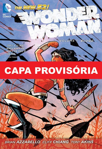Grandes Heróis Dc: Os Novos 52 Vol. 2 - Mulher-maravilha: Sangue, De Brian Azzarello. Editora Panini, Capa Mole Em Português, 2023