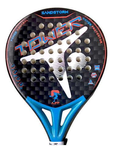 Imagen 2 de 9 de Paleta De Padel Paddle Tower Sandstorm Foam Eva - 6 Cuotas