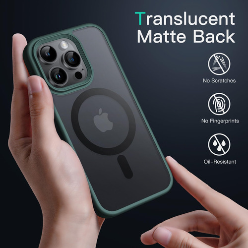 Funda Magnética Jetech iPhone 14 Pro Max 6.7 Translúcida
