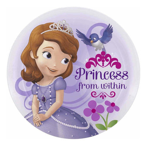 Disney Zak Designs Princess Sofia The First - Plato Para Be.