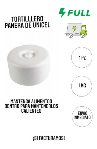 Tortillero Para 1 Kg De Unicel Centro De Mesa