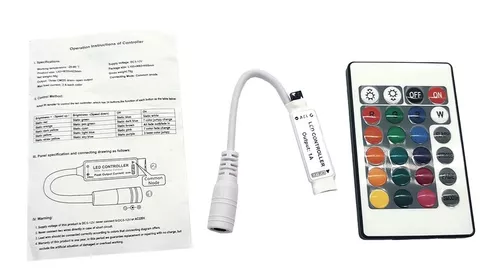 Conector 12v D Controlador Bluetooth Rgb D Módulo / Tira Led