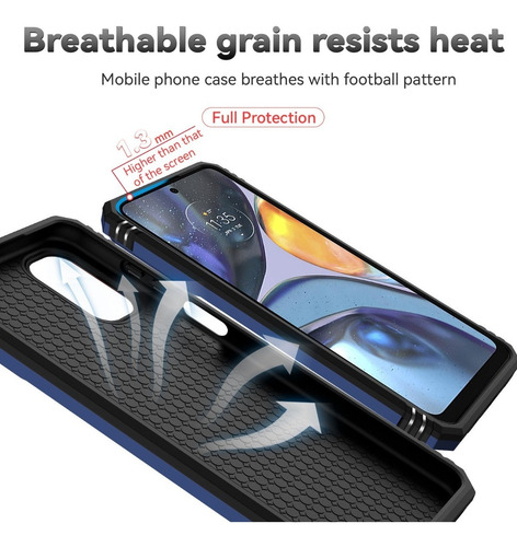 Capa Case Capinha Armor 360º P/ Smartphone Motorola Moto G22