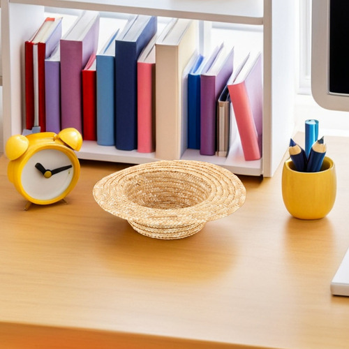 Sombreros De Paja En Miniatura, 2 Unidades: Pequeños Sombrer