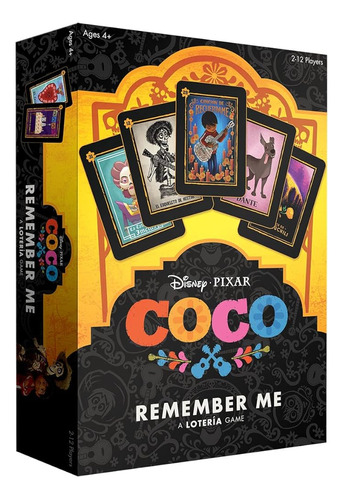 Coco Recuérdame Lotería | Tradicional Juego De Azar De La Lo