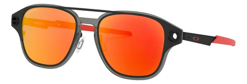 Óculos De Sol Oakley Coldfuse Matte Black W/ Prizm Ruby Armação Preto Haste Laranja Lente Laranja Desenho N/a