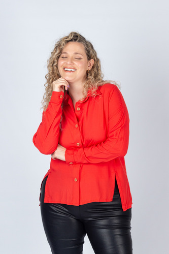 Camisa Oversize De Mujer Onara Moria Estilo Comodidad Talles