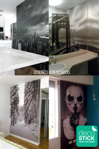 Imagen 5 de 10 de Foto Mural Autoadhesivo Mate Maxima Calidad