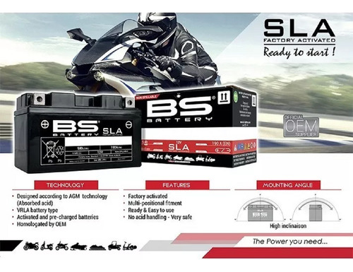 Bateria Moto Bs Btz7s Ytz7s Yamaha Wr 450 F