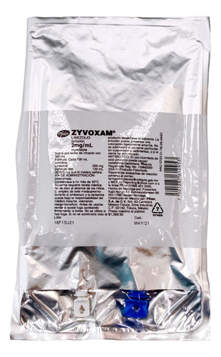 Zyvoxam Solución Inyectable 2 Mg/ml, 1 Bolsa 300 Ml