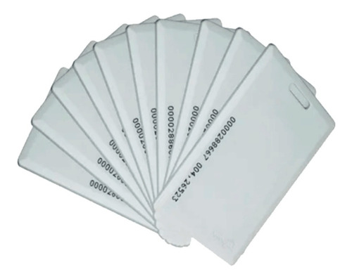 100 Tarjetas Proximidad Rfid125khz 1.88 Mm De Grosor  Zk