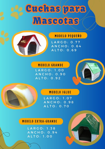 Cucha Modelo Extra Grande 1,38 X 0,94 X 1,00