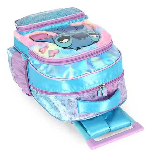 Mochia Rodinha E Costa Stitch Disney Luxcel Filme Cor Roxa