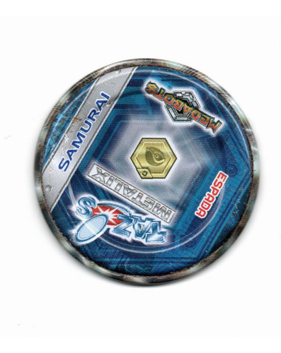 Sabritas Tazo Metálico Medabots - Samurai No. 61 (Usado)