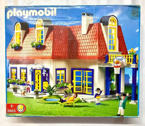 Figurine PLAYMOBIL Homme Brun Avec Veste - Réf. 3965 Maison Moderne/jardin - Occasion