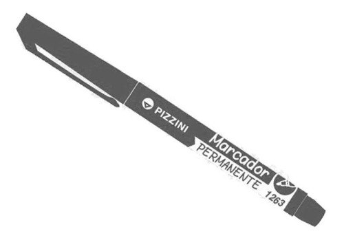 Imagen 1 de 1 de Marcador Permanente Pizzini 1263 Fino 1mm. Negro