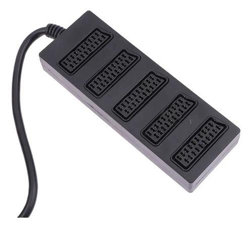 S Divisor Scart De 21 Pines, 5 Vías, Adaptador Scart Macho