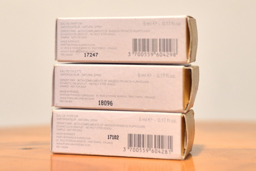 Muestras Perfumes Nicho Mfk - 13ml - Originales, Únicas!