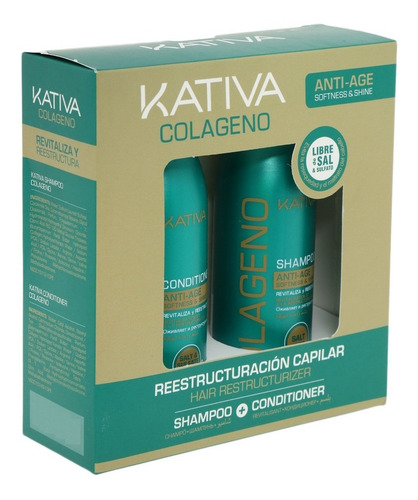 Kativa Kit (shampoo + Acondicionador) Colageno 100ml