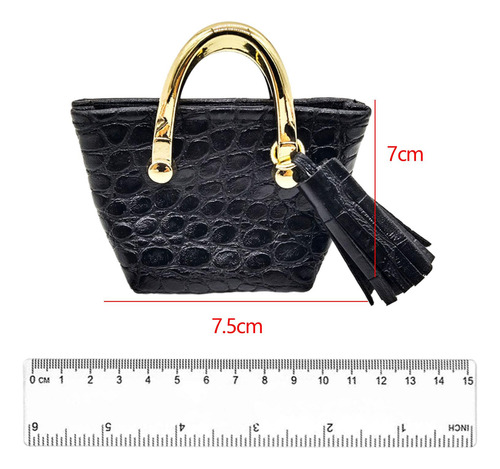 4 Bolso Con Figuras De Acción 1:6, Bolso De Moda De Negro