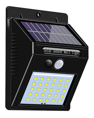 Arandela Recarregavel Solar Sensor 30led Lky0030-2 Luatek Cor Branco