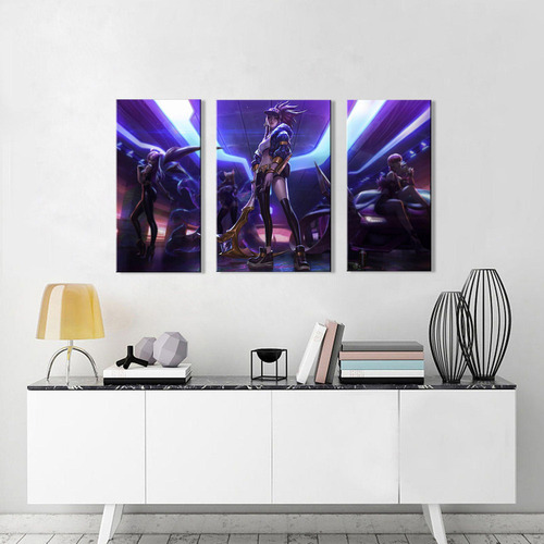 Quadros Decorativos Lol League Of Legends Kda