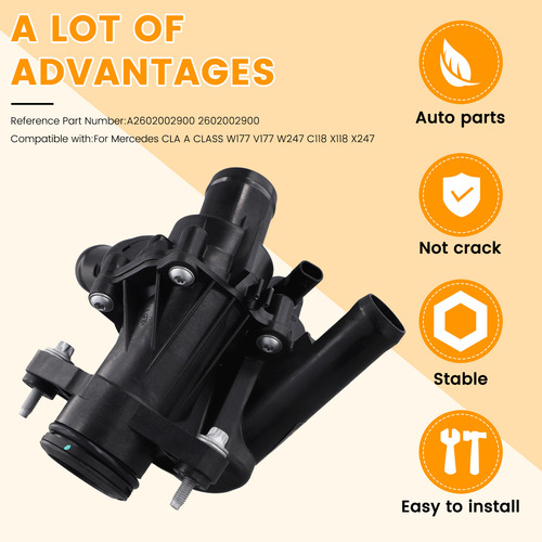 Termostato De Refrigerante Del Motor A2602002900 Para Cla