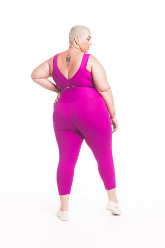 Imagem 2 de 4 de Corsário Plus Size Emana® Uva Wonder Size