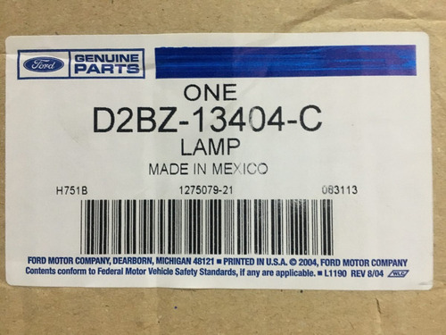 Stop Derecho Tapa Maleta Ford Fiesta Titanium Original