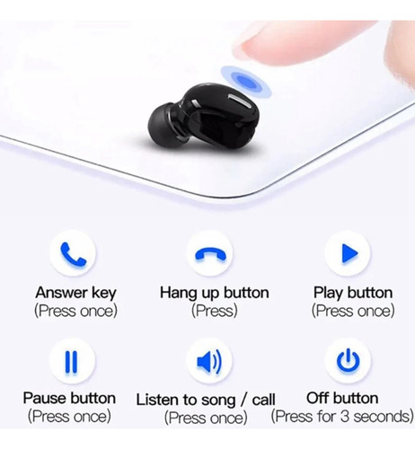 Auriculares Bluetooth Con Micrófono Auriculares Intraurales