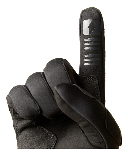 Guantes Moto Mac Atomic Touch Neoprene Frio Invierno Color Negro Talle Xl