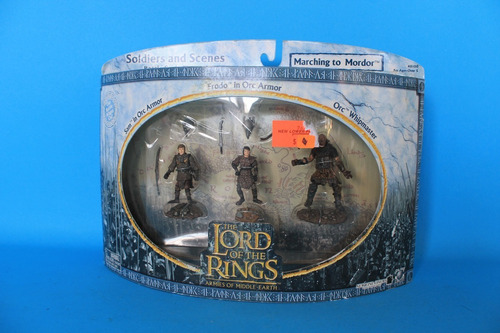 Sam, Frodo & Orc Whipmaster Play Along Lord Of The Rings (Usado)