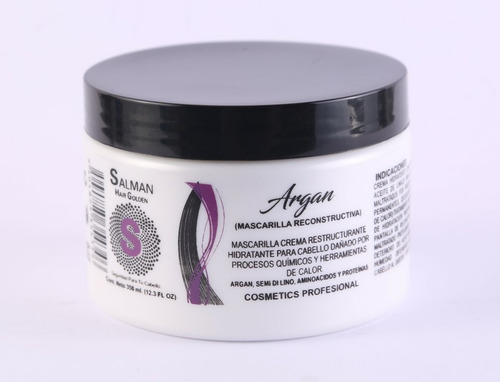 Argan Salman *mascarilla Reconstructora Proceso Químico