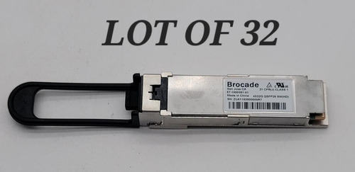 Lot Of 32 Brocade Xbr-000275 57-1000351-01 4x32g Qsfp28  Llf