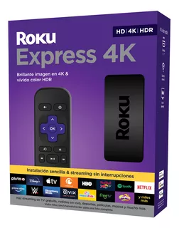 Roku Expres 4k Streaming Tv Control Remoto Smart Convertidor