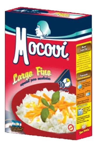 Arroz Mocovi Estuche Largo Fino X 500g X20un