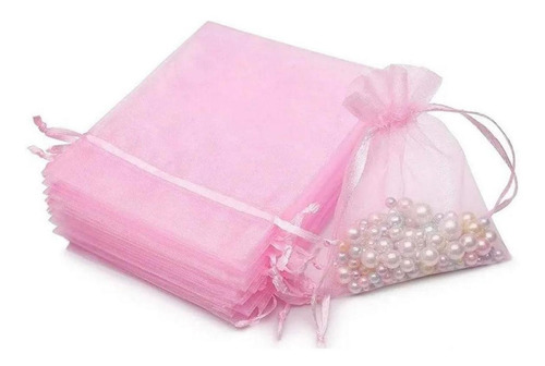 Bolsas De Regalo, Mxphk-004, 4 Pzas, Tela, Rosa, Bolsa De Or
