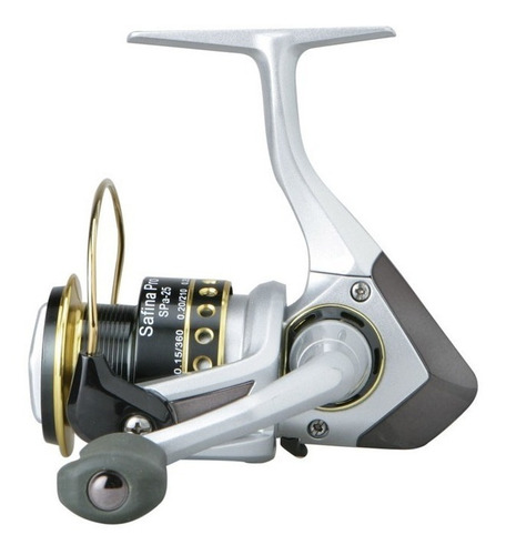 Reel Okuma Safina Pro 65 4 Rulemanes 40-300mts Variada Costa Color Plateado