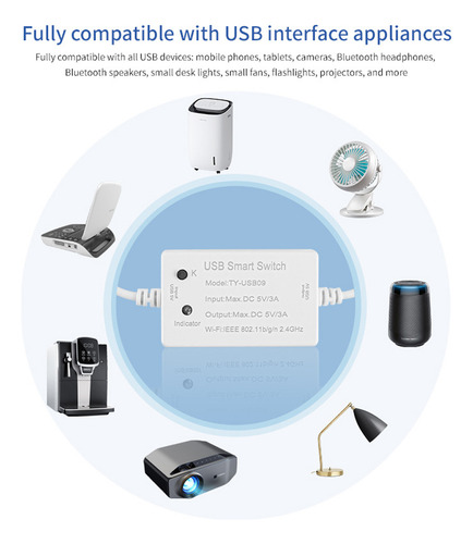 Módulo De Disyuntor Inteligente App Control Wifi Rf433