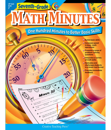 Minutos De Matematicas De Septimo Grado: Cien Minutos Para M
