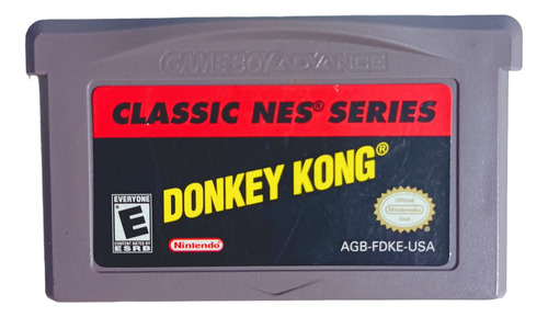 Donkey Kong Classic Nes Game Boy Advance Cartucho 