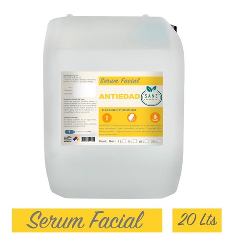 Serum Multivitamínico (hialurónico, Vitamina C Y Más )20 Lts Tipo de piel Todo tipo de piel