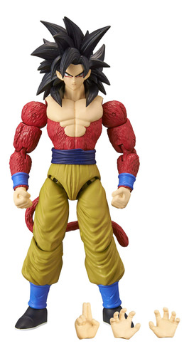 Figura De Accion De Dragon Ball Stars Super Saiyan 4 Goku