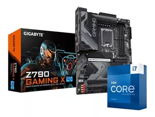 Kit Intel Core I7 13700k 13ª + Gigabyte Z790 D5 + 64gb Dd5